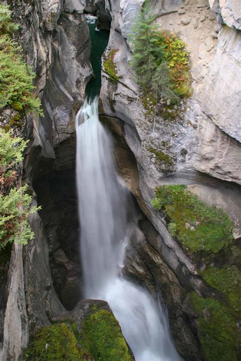 Maligne Canyon Waterfalls Jasper National Park Alberta Canada