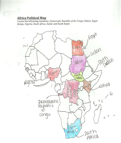 Blank Physical Features Map Of Africa United States Map