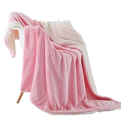 Nanpiper Fleece Blanket Reversible Sherpa Flannel Throw Blanket Super