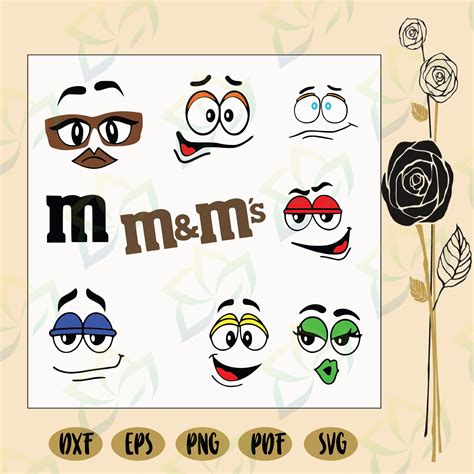 Printable M&M Faces Svg Free - 158+ SVG PNG EPS DXF in Zip File - Free