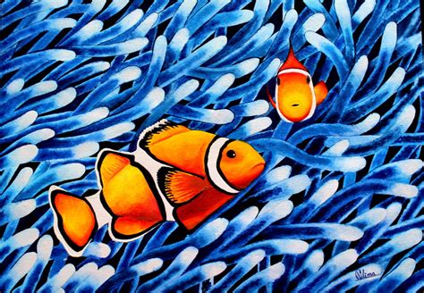 Sea Life Watercolor Painting