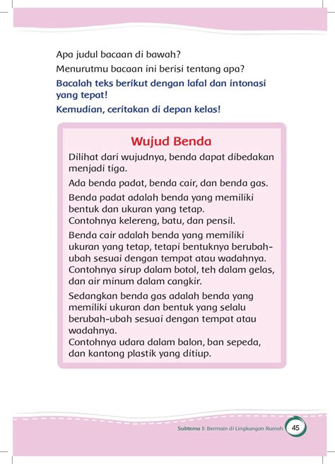 Teks Bacaan Bahasa Indonesia Kelas 2 Sd - Berbagai Teks Penting