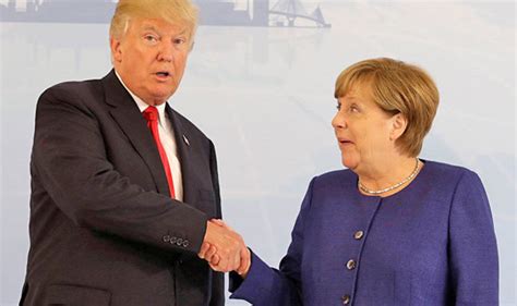 G20 Mind Games Merkel Startled As Trump Deploys Famous Handshake