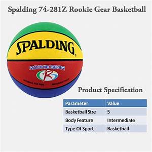 The Spalding Basketball Is Shown With Instructions For How To Use It