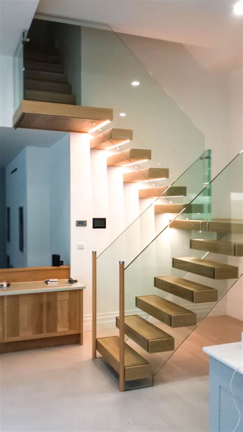 This Floating Staircase Owes Its Elegance To The Use Of Natural