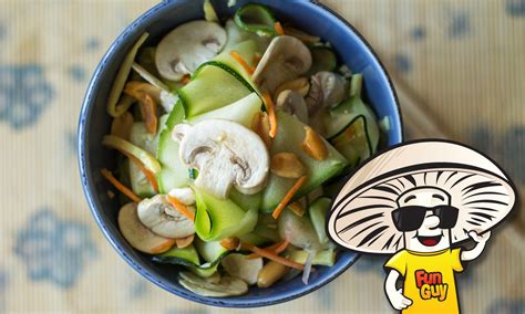 This is not a last minute recipe idea. FunGuy Mushrooms FunGuy Mushrooms Zucchini Marinated Salad ...