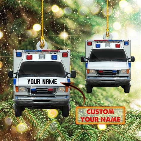 Personalized Police Car Christmas Ornament Best Christmas Tree Decorat