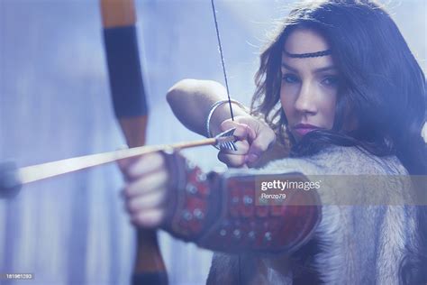 Mysterious Female Archer High Res Stock Photo Getty Images