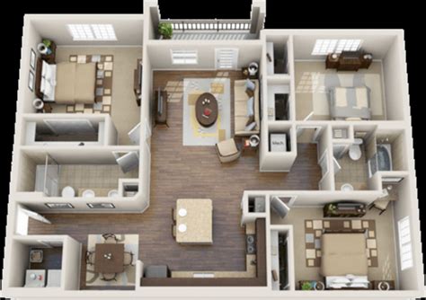 Luxury 3 Bedroom Apartment Floor Plans Making The Most Of Your Space