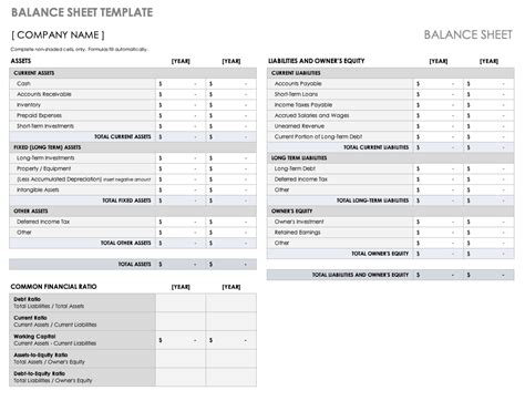 Free Small Business Bookkeeping Templates Smartsheet