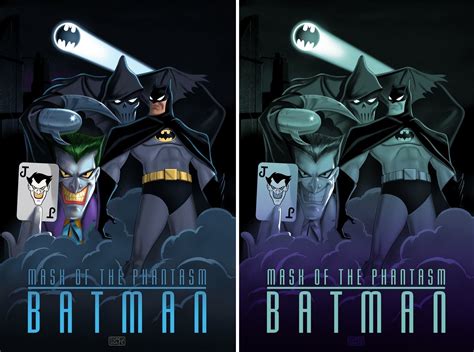 The Blot Says Batman Mask Of The Phantasm Screen Print By Corey