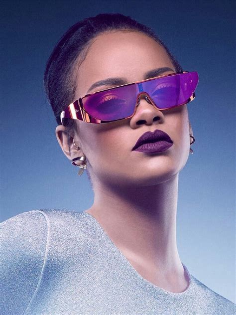 Rihanna Collaborates With Dior Eyewear Line 2017 Rihanna Sunglasses Futuristic Sunglasses