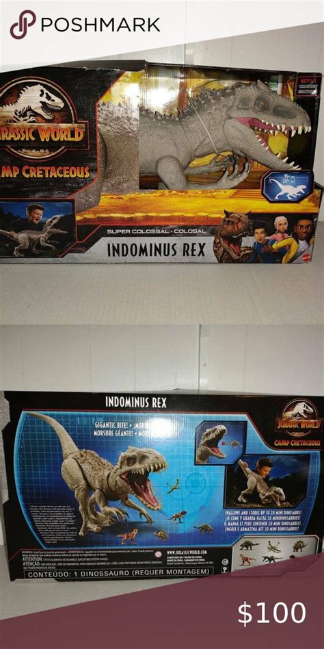 New Jurassic World Camp Cretaceous Isla Nublar Colossal Indominus Rex