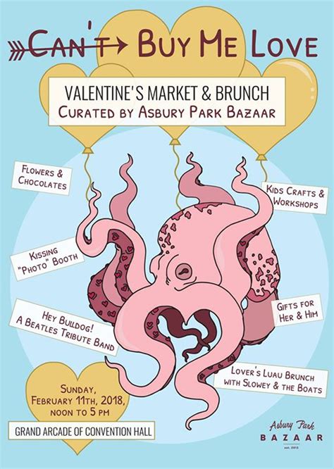 Valentines Market And Brunch At Convention Hall Asbury Park