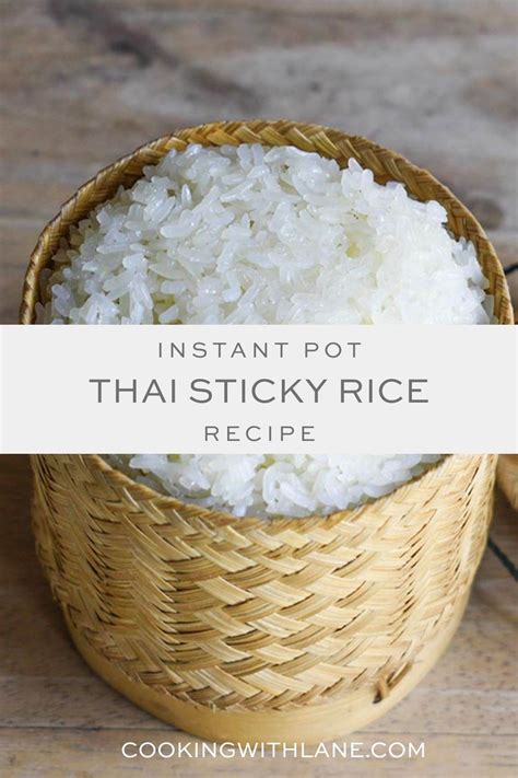 Learn How To Make Sticky Rice In The Instant Pot Instant Pot Sticky