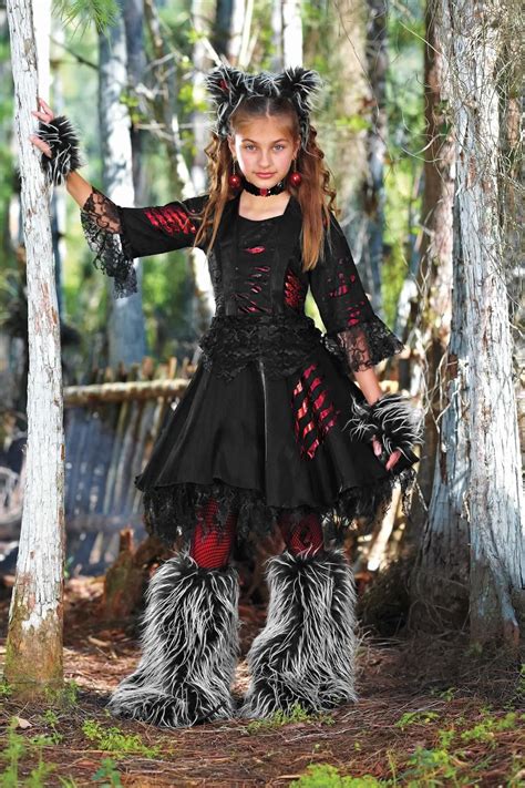 Werewolf Costume For Girls Chasing Fireflies Werewolf Costume Girl Costumes Halloween