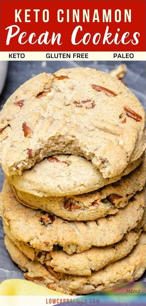 Only 1.4 net carbohydrates each:almond flour peanut butter cookies. Indulge in this delicious low carb cinnamon pecan cookies ...
