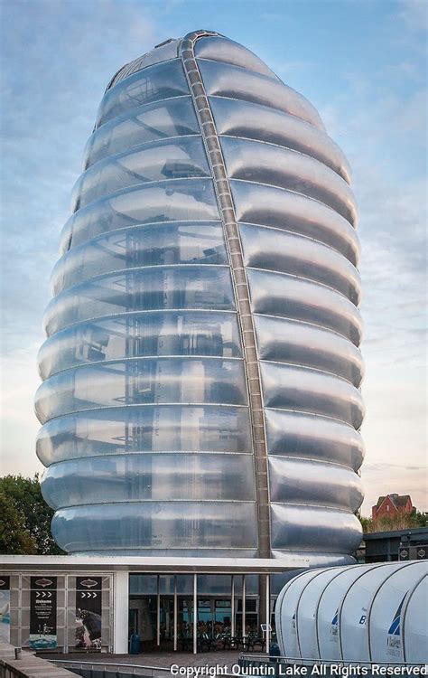 National Space Centre Rocket Tower Clad With Etfe Pillows Leicester