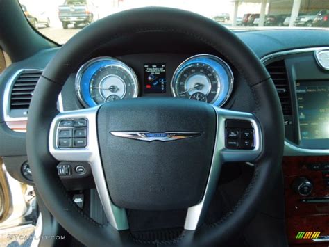 2012 Chrysler 300 Standard 300 Model Black Steering Wheel Photo