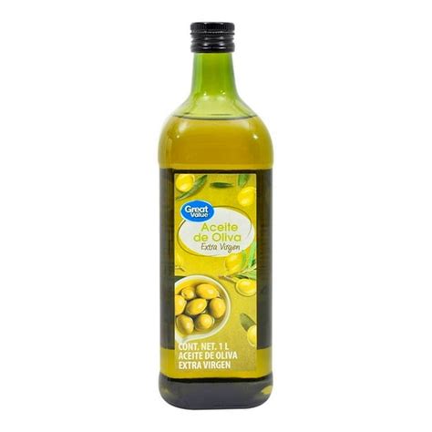 aceite de oliva great value extra virgen 1 l walmart