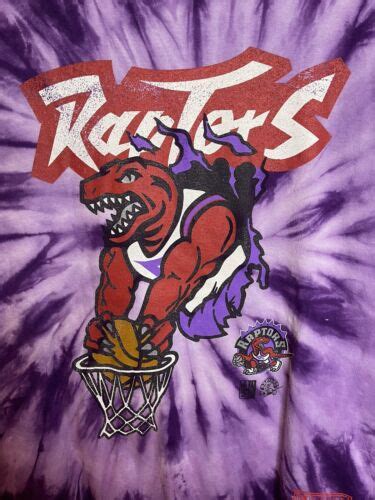 Toronto Raptors Mitchell And Ness Adult Hardwood Classics Tie Dye Shirt