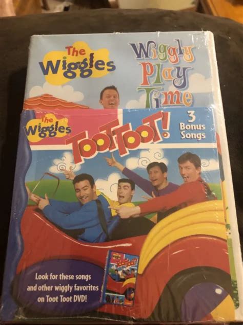 The Wiggles Wiggly Play Time Dvd 2004 Includes Free Cd With 3