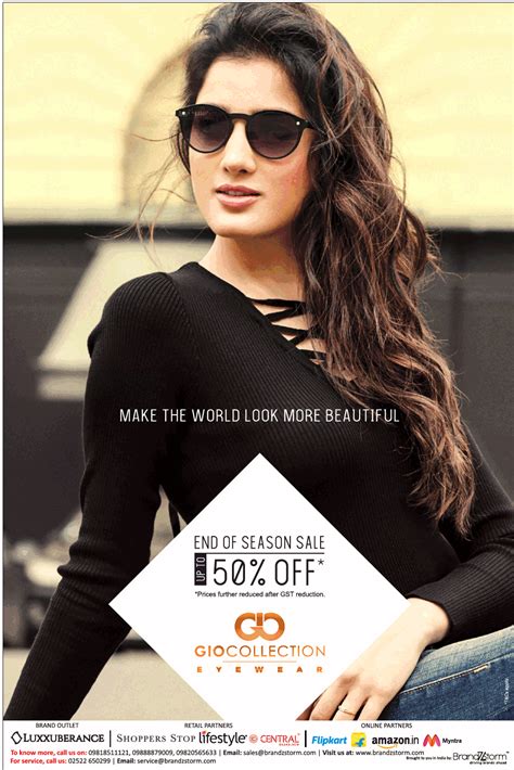 Gio Collection Eye Wear Make The World Look More Beautiful Ad Advert Gallery
