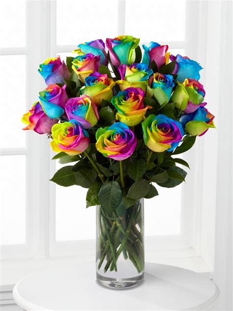 Maybe you would like to learn more about one of these? Rainbow Roses Vase | Rainbow flowers, Rainbow roses, Rose ...