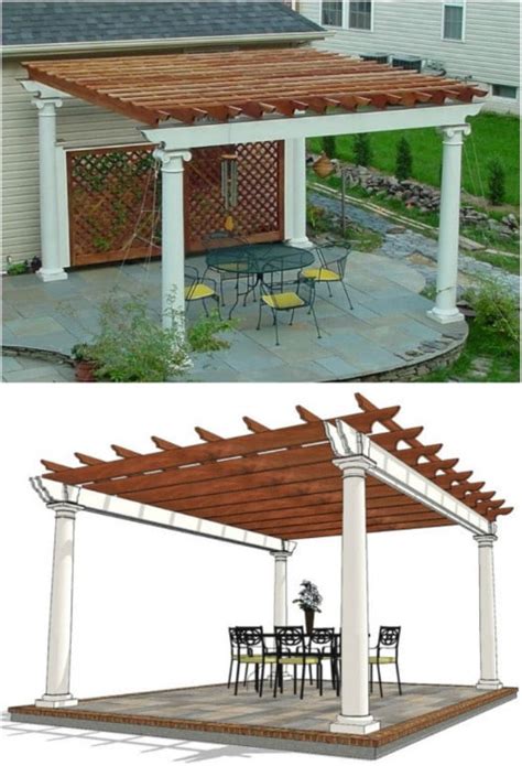 20 Diy Pergolas With Free Plans That You Can Make This