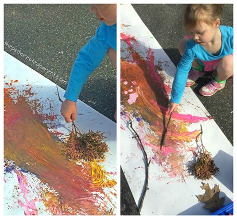 Painting With Nature Items The Pinterested Parent