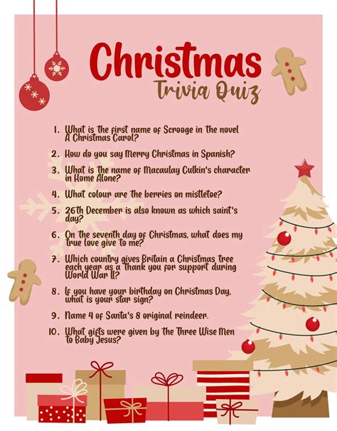 Christmas Trivia Questions 15 Free Pdf Printables Printablee