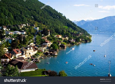 Gmunden City Traunsee Lake Austrian Alps Stock Photo 40306225