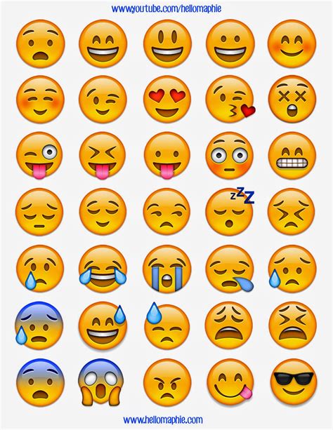 Free Printable Emoji Faces Pdf Emoji Happy Face Free Printable 1 Audrey Pinterest