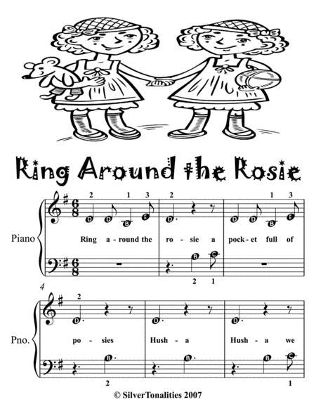 Ring Around The Rosie Beginner Piano Sheet Music By Traditonal Children