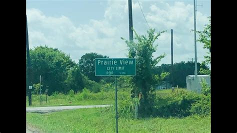 Prairie View Texas Driving Through Town And Prairie View Aandm