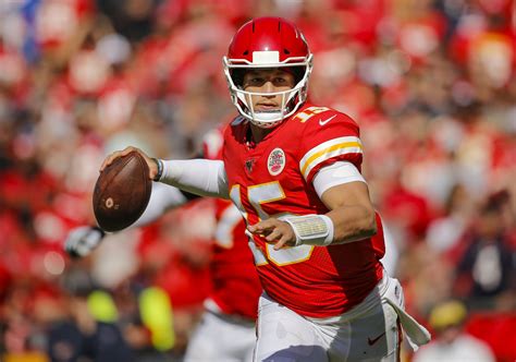 Kansas city chiefs quarterback patrick mahomes throws a pass during the first half of an nfl football game against the denver broncos, sunday, oct. Patrick Mahomes return keeps Kansas City Chiefs on Super ...