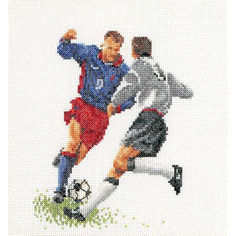 Maybe you would like to learn more about one of these? Thea Gouverneur counted-cross-stitch Kit Football (Soccer ...