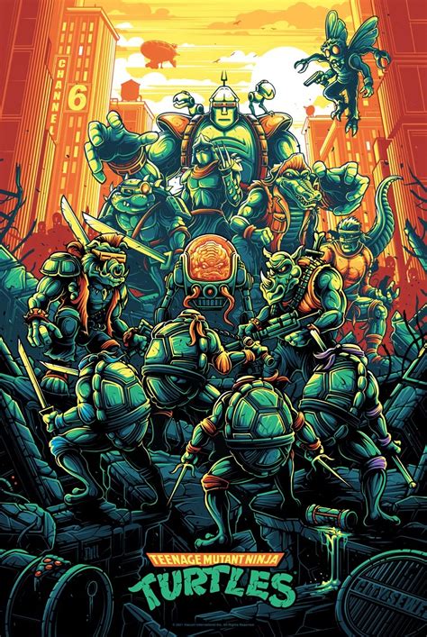 Dan Mumford Turtle Wallpaper Tmnt Comics Teenage Mutant Ninja