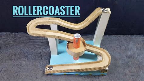 How to make a diy rollercoaster out of cardboard at home in this video i will show you how to make a in this video i am giving a tutorial on how to make a mini marble track out of cardboard. Homemade Roller Coaster Project - Homemade Ftempo