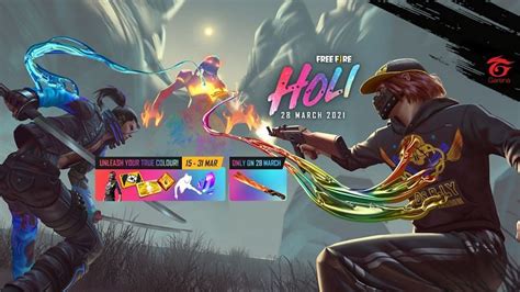 Free Fire Holi Event How To Collect Legendary Gun Skins Every Day For Free