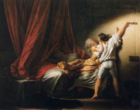 The Bolt Painting By Jean Honore Fragonard Pixels