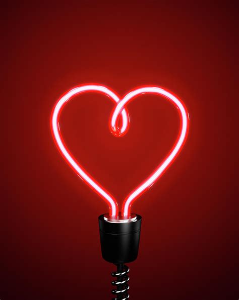 The Heart Bulb Led Art Heart Shaped Light Bulb Ubicaciondepersonas