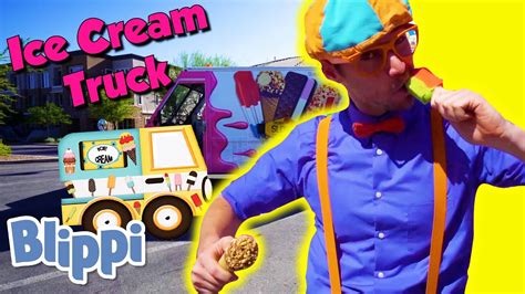 Blippi Explores An Ice Cream Truck Abc 123 Moonbug Kids Fun