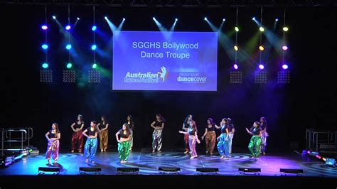 2014 Australian Dance Festival Sgghs Bollywood Dance Troupe Youtube