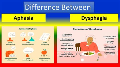 Difference Between Aphasia And Dysphagia Youtube