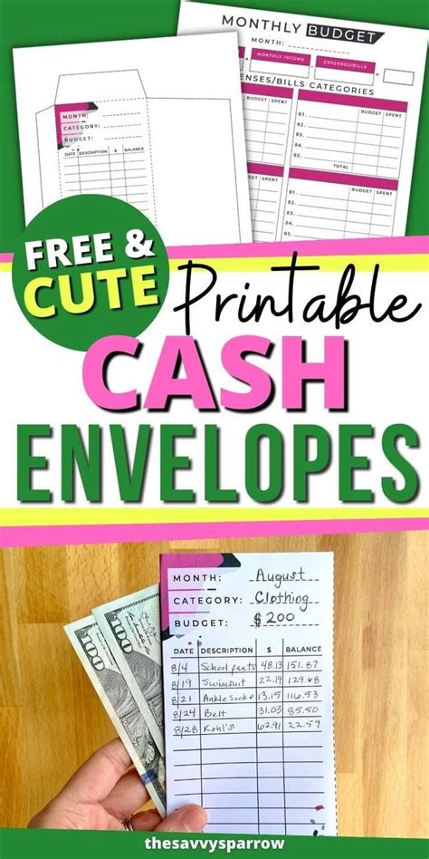 Learn How To Start The Cash Envelope System And Use This Free Printable