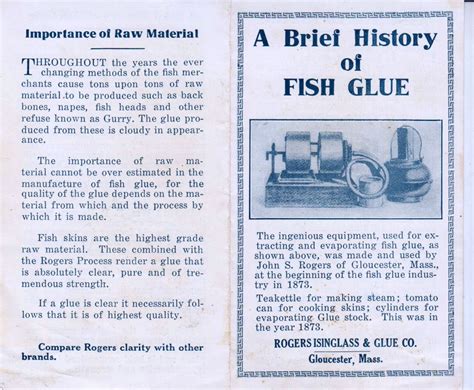 A Brief History Of Fish Glue