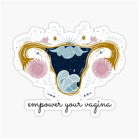 Empower Your Vagina Sticker For Sale By Rosendosen Redbubble