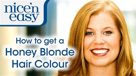 Part your hair first horizontally, then vertically, to divide it into 4 sections. How to Get a Natural Looking Honey Blonde Hair Colour ...