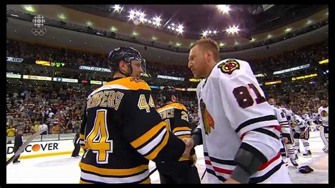 2013 Stanley Cup Final Handshake Line Blackhawks Vs Bruins Youtube
